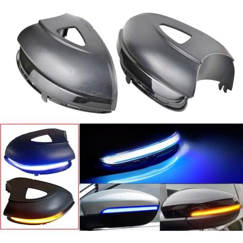 For VW GOLF 6 MK6 GTI R32 08-14 Touran Turn Signal LED Dynamic Side Rearview Mirror Blinker Indicator Sequentail Light