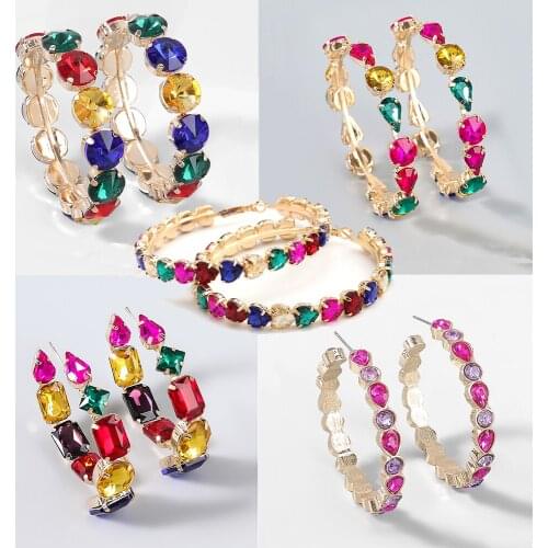 Серьги-кольца Sehuoran China At AliExpress