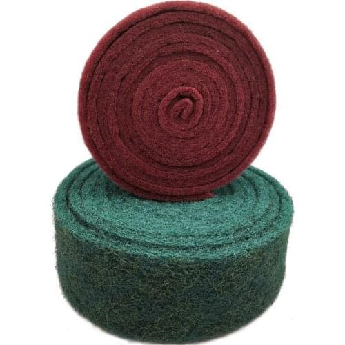 5M Brushed stainless steel Scouring pad Abrasive Tools Rust removal Polishing for industry Metals Wood Paint Hand brush Tool