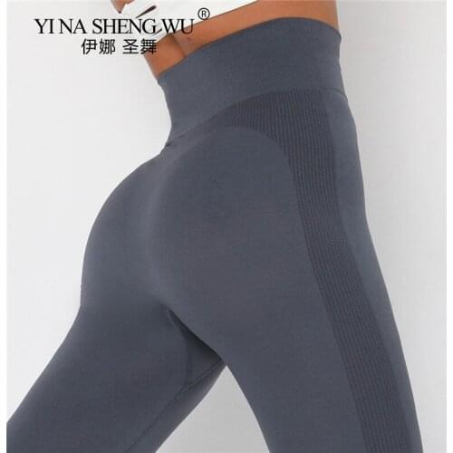 Sportwear Seamless Pants Women High Waist Adduct Abdomen Fitness Tights Yoga Running Leggings Instimate Work Out Gym Clothe New