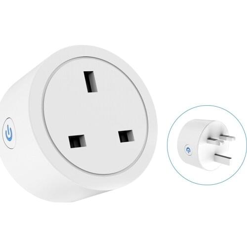 Zigbee Tuya UK WIFI Socket Alexa MINI WIFI Smart Socket 16A Smart Plug UK Power Monitoring with Google Home Alexa UK Plug