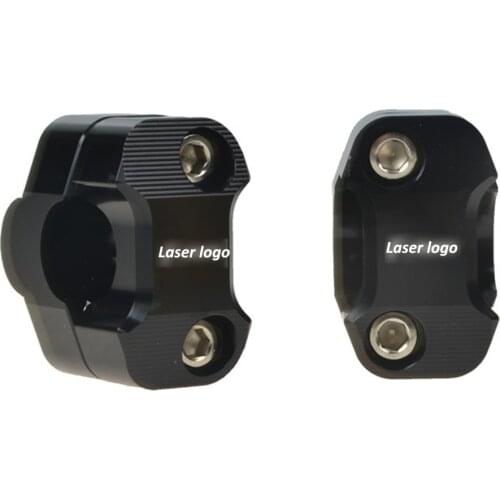 Universal RIZOMA Logo 22mm 28mm Off Road Motorcycle Handlebar Clamps Adapter Steering Wheel Clamps Handlebar Fat Bar Riser Mount