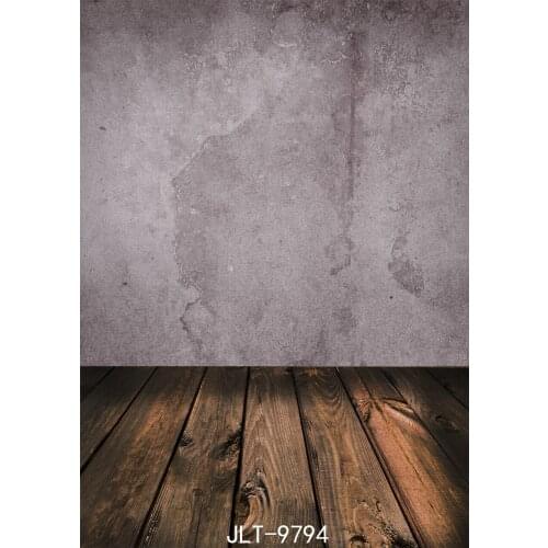 Wooden Floor Backdrop Cement Wall Photography Backdrops Vinyl Cloth Computer Printed 3D Backgrounds for Photo Studio Customized