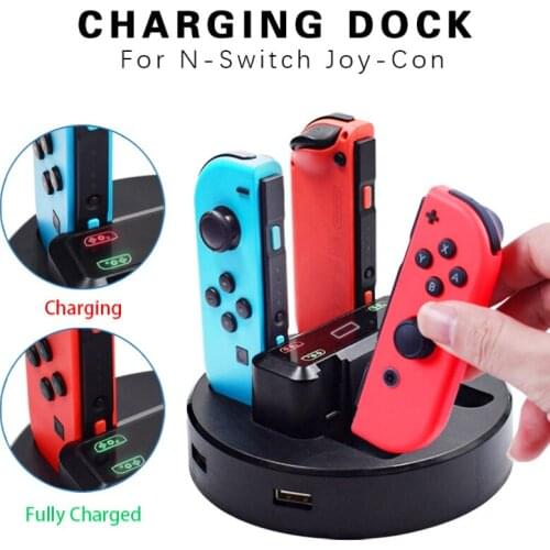 Charging Dock Stand For Nintendo Switch Joy Con Charger Station Joy Con Support Power Supply NS Game Accessories