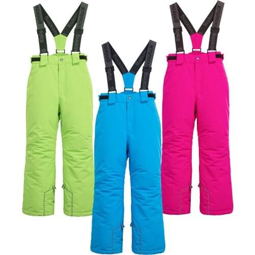 Winter Baby Boy Overalls Warm Sport Girls Now Jumpsuits Outdoor Cotton Children Pants Windproof Teenager Kids Trousers Clothes