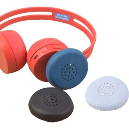 1Pair Replacement Sleeve Foam Ear Pads Cushion Leather Earpad for S-o-n-y WH-CH400 Headphone