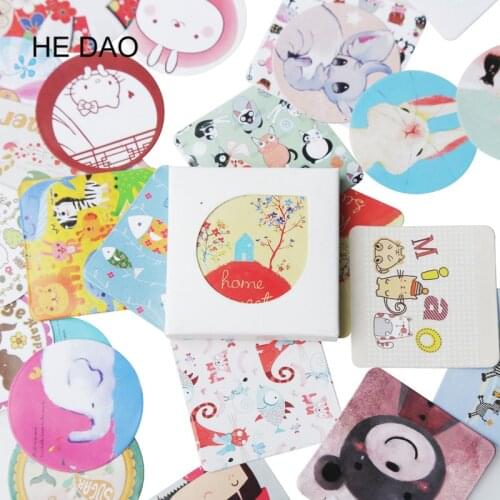 1PC Cute Animal Panda Masking Stickers Scrapbooking Diary Japanese Stationery Paper Deco School Supplies