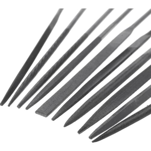 10PCS Small Needle Files Set 140mm Alloy Jewelry Tools Beading Hobby Crafts L4MF