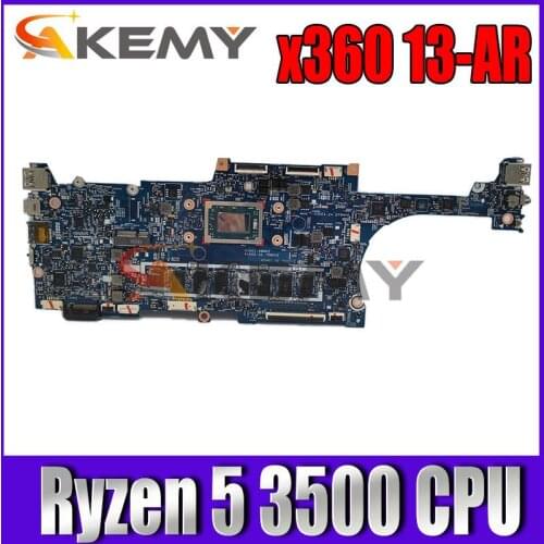 100% working 100% hp x360 13-AR motherboard 18740-1 448.0GA08.0011 mainboard with Ryzen 5 3500 CPU inbuilt tested ok