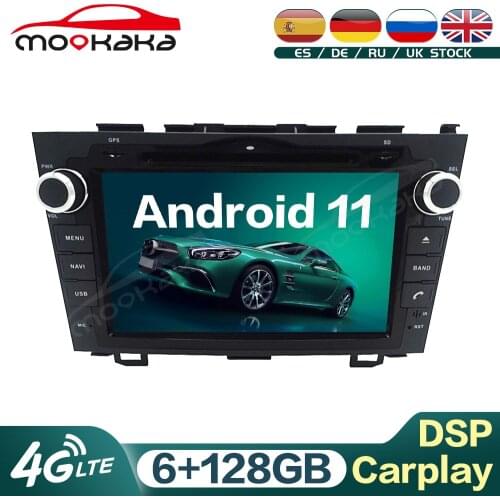 For Honda CRV CR-V 2006 - 2011 Android 11 6G+128GB Car Radio Multimedia Player GPS Navigation Audio Stereo Head Unit Carplay DSP