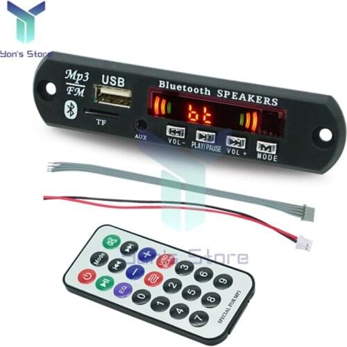 Car TF Card Version USB Port Power Amplifier Infrared Receiving Module Audio Processing MP3 Decoder Board Module Remote Control