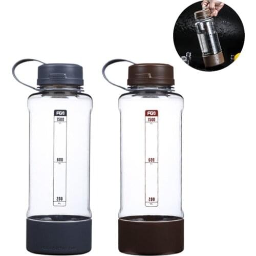 Bpa free 1500ml Large Capacity Bicycle Sports&outdoor Bicycle Plastic My Water Tea Strainer Bottle Portable Juice Kettle