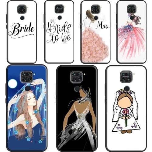 Wedding Bride Soon to Be Case For Xiaomi Redmi Note 9S 8T Note 8 Pro Note 9 Pro TPU Case For Redmi 9A 9 9C Cover