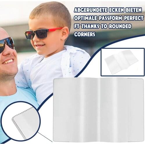 Certificate Cover Waterproof Transparent Auto Document Cover Russian Drivers License Case Protect Car Id Card Holder #w5