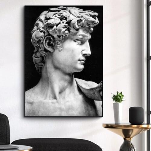 David Sculpture of Canvas Paintings on The Wall Art Posters and Prints Nordic Art Wall Canvas Picture for Living Room Decorative