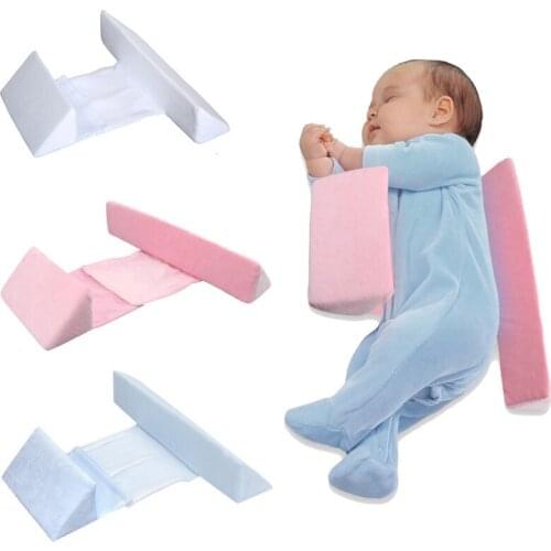 Newborn Baby Shaping Styling Pillow Anti-rollover Side Sleeping Pillow Adjustable Triangle Positioning Pillow For Newborn 0-6 M