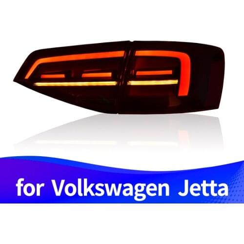 Taillight Assembly for Volkswagen Jetta 2015-2018 LED drive light LED Sequential turn signal LED brake light