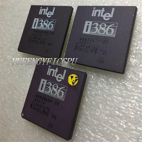 A80386DX-20 33 Antique cpu collection testimony of history antique computer accessories
