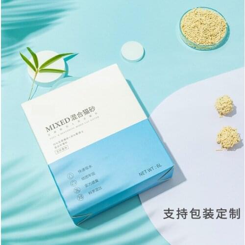 6L activated carbon tofu cat litter, ore potato curd bentonite deodorizing cat litter