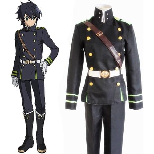 Anime Seraph Of The End Vampire Reign Cosplay Costumes Yuuichirou Hyakuya Cosplay Costume Uniforms Halloween Owari No Seraph