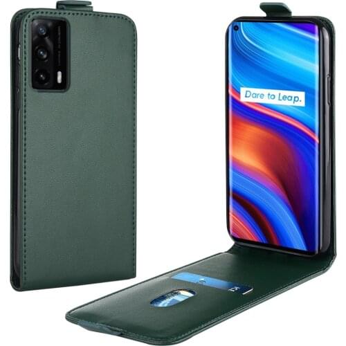 Flip Up and Down Leather Case for Realme X7 pro Ultra Case RMX2142 RMX2081 RMX2085 Vertical Cover for X7pro Ultra Case Phone Bag