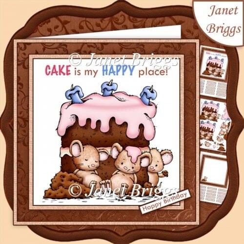 Christmas Brithday Baby Mouse Cake Metal Cutting Dies Scrapbooking Card Making Vintage Scrapbook Album