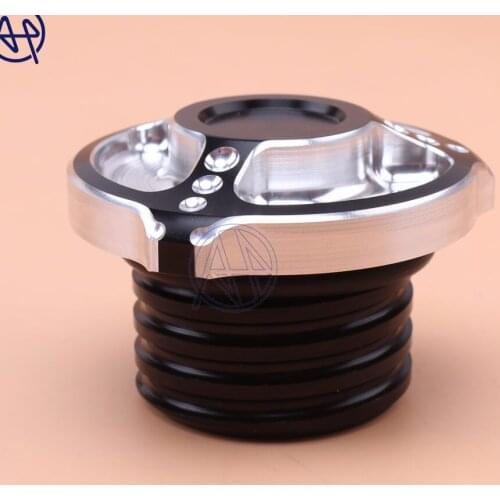 Motorcycle Aluminum Oil Fuel Gas Cap Harley Sportster Fuel Gas Tank Oil Cap Cover for Harley Dyna Fatboy Gas Cap Night Train