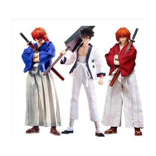 New Arrival DASIN anime Rurouni Kenshin HIMURA KENSHIN pvc action figure GT model toy