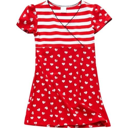 Toddler Dresses for Girls Cotton Clothes Short Sleeve Princess Dress Kids Summer Dresses Children Clothing Baby Girl Dress