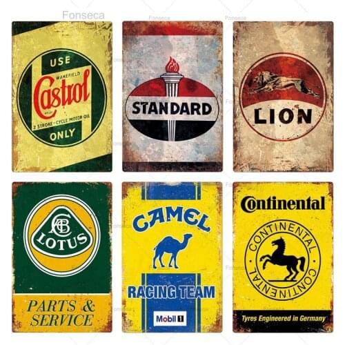 Motor Service Plaque Vintage Metal Tin Sign Retro Decorative Plates For Garage Gas Station Bar Pub Man Cave Iron Poster 20*30 cm