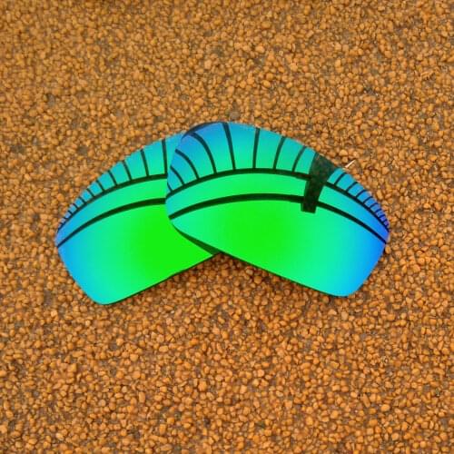 Green Mirrored Polarized Replacement Lenses for Monster Pup Sunglasses Frame 100% UVA & UVB