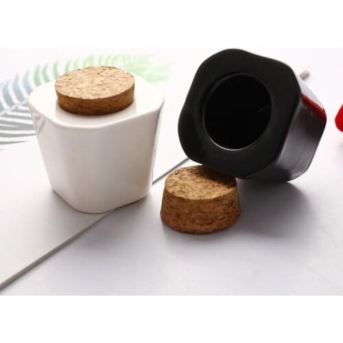1PCS Porcelain Material White/black Color Nail Art Acrylic Glass Dappen Dish Liquid Powder Container