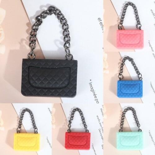 1 Pc Miniature Shopping Handbag Model for Doll House Decor For Clothes Accessories Chain Pack Doll Bag