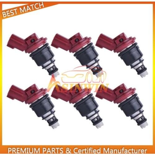 6pcs 740cc Side Feed Fuel Injector 16600-RR544 Fits For Nissan Replace Nismo Silvia skyline SR20 S13 S14 S15