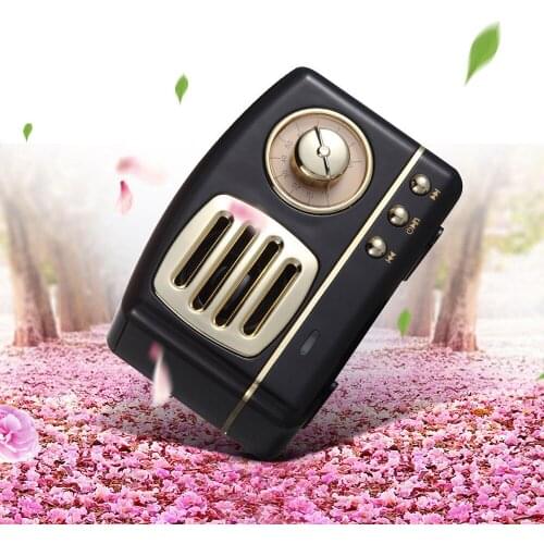 Retro Bluetooth Speaker HM11 Wireless Card Subwoofer Soundbar 3D Stereo HiFi Sound TF Party Favor Mini Loudspeaker