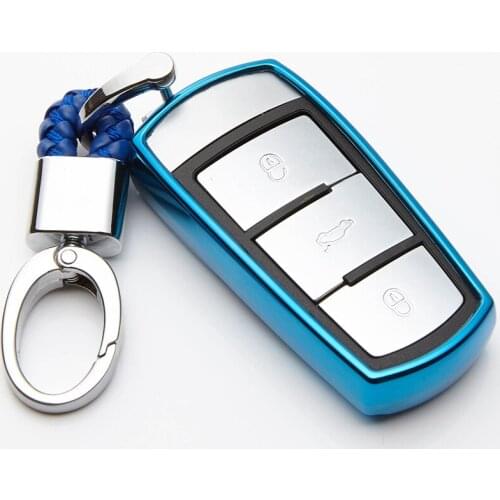 KUKAKEY TPU Car Cover Case for Volkswagen VW Passat CC B6 B7 B7L CC R36 Maogotan B5 Passat 3C Cover Auto Key Accessories