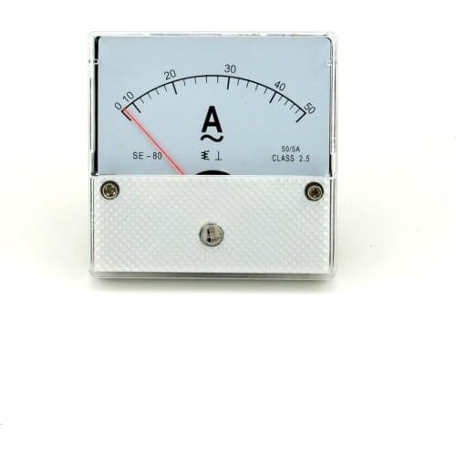 Diagnostic-tool Amperimetro Ampermeter Tester AC SE-80 Analog Ammeter Panel Current Amper Meter Pointer