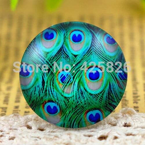 Hot Sale 5pcs/Lot 25mm Handmade Photo Glass Cabochons (Color Patterns) F3-06
