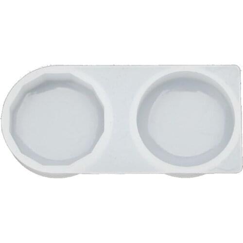 Faceted Organ Round Pendant Silicone Resin Mold Keychain Jewelry Making Tools