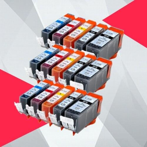 15PK Compatible for Canon 520 521 Ink cartridge for pgi520 cli521 pgi-520 PIXMA MP540 MP545 MP550 MP638 MP630 MP640 MP990 MP996