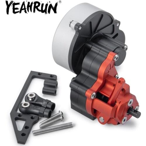 Metal Cutoff Transmission Gearbox for Axial SCX10 1/10 RC Crawler Model Car Upgrade Parts