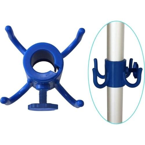 Beach Umbrella Hanging Hook, 4-prongs Plastic Umbrella Hook Hanging for Towels/Hats/Clothes/Camera/Sunglasses/Bags-Durab