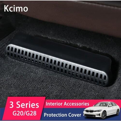 Car Styling Seat Air Conditioner Outlet Protection Cover Trim 2Pcs For BMW 3 Series G20 G28 2020 ABS Interior Accessories