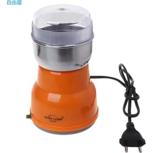 Electric Stainless Steel Coffee Bean Grinder Home Milling Machine Kitchen 220V Dropshipping