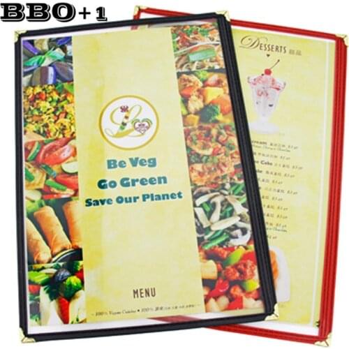 Plastic Menu Holder For A4 1 Sheet Single Panel Transparent Menu Book Documents Cover Restaurant Bar Cafe Table Accessories