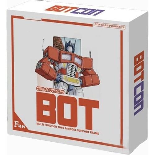 Transformation BOT Multi-Function Toys & Model Support Frame with purple and red color series toys