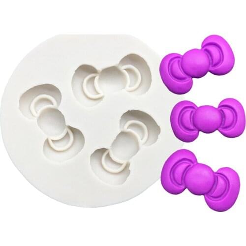 Bowknot Silicone Sugarcraft Mold Resin Tools Cupcake Baking Mould Fondant Cake Decorating Tools