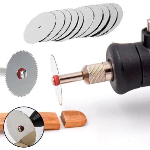 Steel Mini Hss Circular Saw Blade Set Slice Metal Cutting Disc with Mandrel for Power Tool Woodworking Cutter Discs