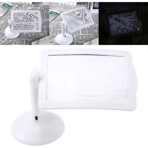 LED Magnifying Glass 3X Illuminated Magnifier Lamp Professional Magnifier With Light Hands Free For Welding/Reading Table Lamp
