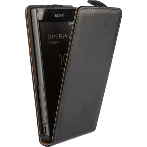 Vertical Flip Cases For Sony Xperia Z1 Z2 Z3 Compact Xperia Z4 Z5 Premium Leather Magnetic Flip Phone Case Cover Bag Accessory